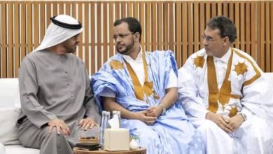صورة موريتانيا تقدم واجب العزاء لرئيس دولة الإمارات العربية المتحدة 
