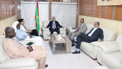 صورة نواكشوط/ وزير الداخلية يستقبل ممثلة مفوضية الأمم المتحدة لشؤون اللاجئين وممثلة برنامج الغذاء العالمي