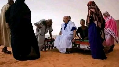 صورة بومديد/ رئيس الجمهورية يتجول في بوادي المقاطعة