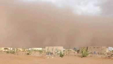 صورة تساقطات مطرية على ولايات من بينها لعصابه ( مقاييس ) 