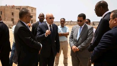 صورة نواكشوط/ رئيس الجمهورية يؤدي زيارات مفاجأة لبعض مشاريع البنى التحتية