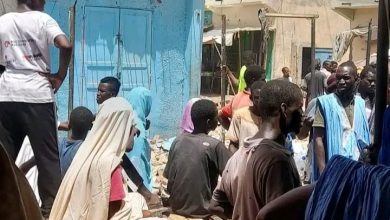 صورة كيفه / وفاة سيدة إثر إنهيار واجهة دكان بسوق الجديدة