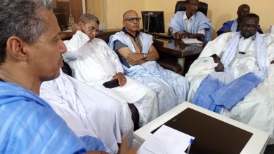 صورة كيفه/ مؤتمر صحفي لنواب تحالف أمل موريتانيا بمقر وكالة كيفه للأنباء