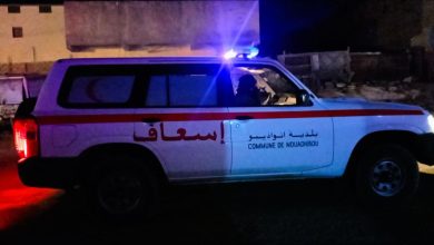 صورة وفاة عدداً من المهاجرين غير الشرعيين قبالة سواحل مدينة نواذيبو 