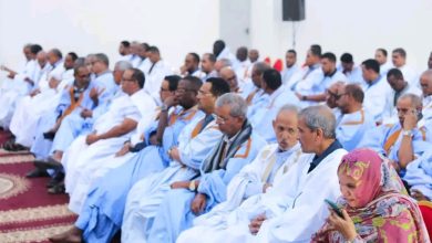 صورة نواكشوط/ تحضيرا لزيارة رئيس الجمهورية حزب الإنصاف يجتمع بمناضليه ومنتخبيه من ولاية تيرس الزمور 