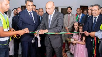 صورة رئيس الجمهورية يشرف على تدشين المقر الجديد للسفارة الموريتانية في أبوظبي 