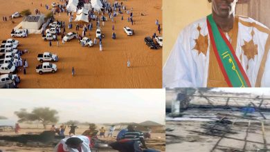 صورة كنكوصة/ بلدية ابلاجميل إحدى أفقر بلديات موريتانيا ، والعمدة منهمك في الدعاية السياسية .