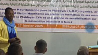 صورة كيفه/ الجمعية الموريتانية للمناصرة تطلق ورشة تكوينية لأعضائها المحليين بالتعاون مع منظمة الرؤية العالمية في موريتانيا