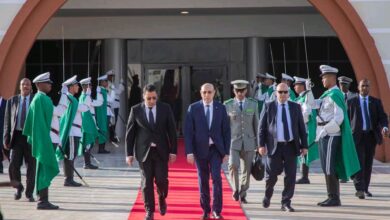 صورة ئيس الجمهورية يتوجه إلى داكار لمشاركة السينغاليين الاحتفال بالذكرى ال 65 لعيدهم الوطني 