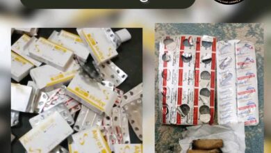 صورة الشرطة تداهم وكرا لبيع الممنوعات في مقاطعة الرياض 