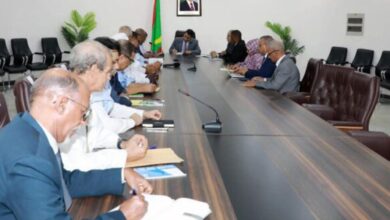 صورة الوزير الأول يجتمع برؤساء المجالس الجهوية