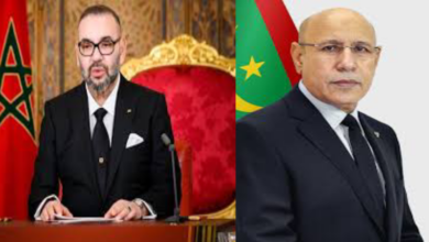 صورة رئيس الجمهورية يهنئ الملك محمد السادس بمناسبة ذكرى عيد العرش 