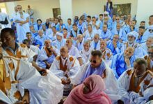 صورة كيفه/ تظاهرة سياسية حاشدة لحلف الوفاء الذي يتزعمه النائب لمرابط ولد الطالب الأمين في قرية بلوار 