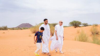 صورة لعصابه/ رئيس الجمهورية يستأنف عطلته السنوية بمقاطعة بومديد 