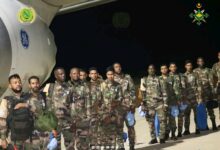 صورة وصول الفوج الأول من الكتيبة الموريتانية لحفظ السلام في جمهورية إفريقيا الوسطى 