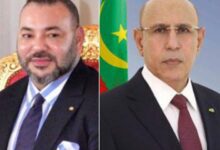 صورة رئيس الجمهورية يوجه برقية تهنئة إلى الملك المغربي محمد السادس