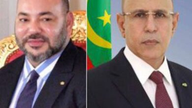 صورة رئيس الجمهورية يوجه برقية تهنئة إلى الملك المغربي محمد السادس