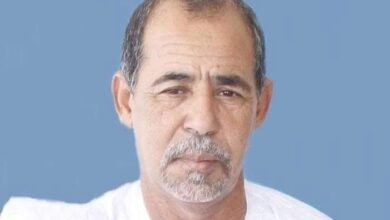 صورة الإعلان في المغرب عن وفاة السياسي الخليل ولد الطيب ، 