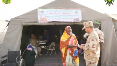 صورة كيفه/ الجيش الوطني يعلن اختتام نشاطات المستشفى الميداني الذي أقامه في بلدية لكران بمقاطعة كيفه 