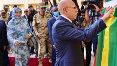 صورة نواكشوط/ رئيس الجمهورية يشرف على تدشين مباني حكومية و منشىئات تنموية أخرى