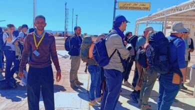 صورة الرحلةالسياحية الثانية تحط في مطار أطار الدولي قادمة من فرنسا 