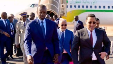 صورة الوزير الأول المختار ولد أجاي يبدأ زيارة عمل و صداقة لجمهورية السينغال