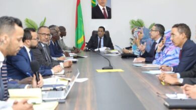 صورة الوزير الأول يترأس اجتماعاً حول المنطقة الصناعية في نواكشوط