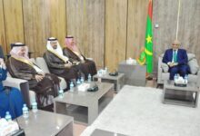 صورة رئيس الجمعية الوطنية السيد محمد ولد مكت يجري مباحثات مع وفد برلماني سعودي 