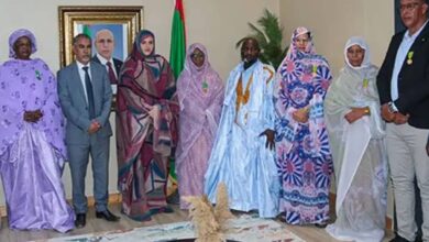 صورة وزيرة العمل الاجتماعي و الطفولة و الأسرة توشح عددا من موظفي قطاعها ( قائمة التوشيحات ) 