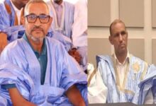 صورة إشادة بجهود رجلي الأعمال عبد القادر ولد الشيخ و لمرالط ولد أعمر في تسوية مشكلة جمركة الهواتف