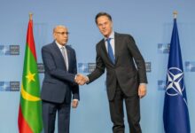 صورة رئيس الجمهورية يلتقي الأمين العام لحلف شمال الأطلسي بمقر الحلف ببروكسل
