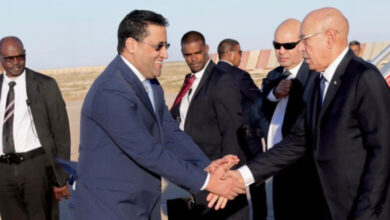 صورة رئيس الجمهورية يعود إلى العاصمة نواكشوط بعد زيارة عمل لبلجيكا