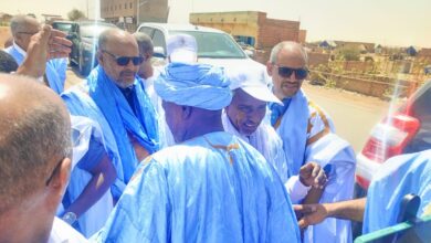 صورة كيفه/ رئيس حزب جبهة المواطنة الدكتور جميل منصور يصل المدينة وسط استقبال كبير من مناضلي الحزب 