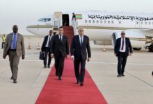 صورة رئيس الجمهورية يعود إلى العاصمة نواكشوط بعد زيارة عمل لدولة الإمارات العربية المتحدة
