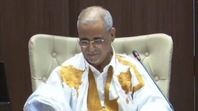 صورة رئيس الجمعية الوطنية محمد ولد مكت يتوجه إلى لومى في زيارة عمل