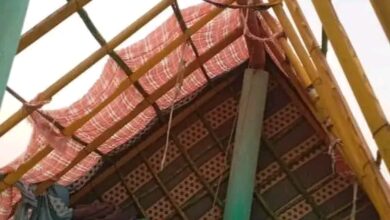 صورة كنكوصة/ خسائر بسبب عاصفة رعدية بقرية انضاوضة