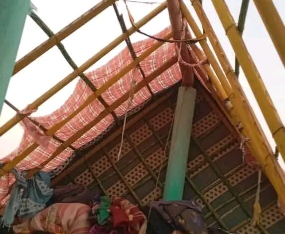 خسائر بسبب عاصفة رعدية بقرية انضاوضة
