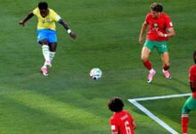 صورة المنتخب المغربي يحقق إنجازاً بتعادله أمام نظيره البرازيلي بهدف مقابل هدف
