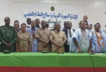 صورة والي الحوض الغربي السيد محمد أحمد مولود يشرف على حفل اختتام السنة الدراسية