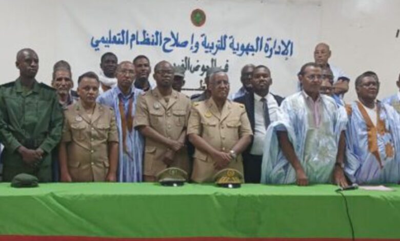 والي الحوض الغربي السيد محمد أحمد مولود يشرف على حفل اختتام السنة الدراسية
