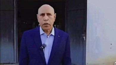 صورة نواكشوط / إنتقال رئيس الجمهورية إلى مكان الحادث استشعار بالمسؤولية و ادارك لحجم المعاناة