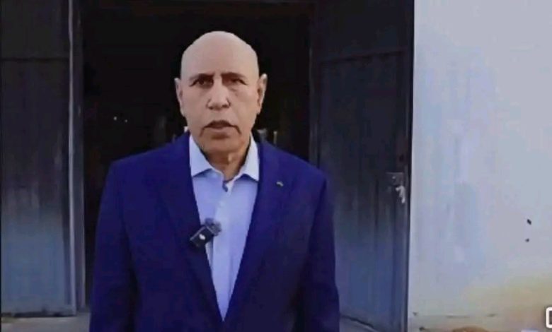 نواكشوط / إنتقال رئيس الجمهورية إلى مكان الحادث استشعار بالمسؤولية و ادارك لحجم المعاناة