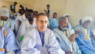 صورة كيفه/ المدير العام للشركة الوطنية للاستصلاح الزراعي و الأشغال امادي ولد الطالب يشارك بفاعلية في إجتماع حزب الإنصاف 
