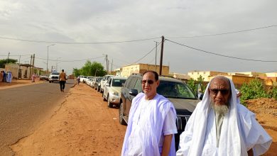 صورة كيفه/ أكبر مسيرة حشد لمهرجان حزب الإنصاف يتقدمها رجل الأعمال محمد محمود ولد سيد المختار الشيده