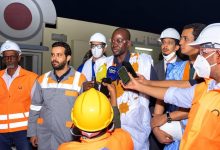 صورة الأمين العام لوزارة المعادن و الصناعة يقوم بزيارة تفقدية لمصانع الأسمنت