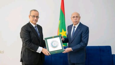 صورة رئيس الجمهورية يستقبل الأمين العام لمنظمة التعاون الإسلامي بمنزله في ضواحي كيفه