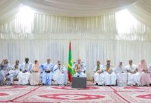 صورة رئيس الجمهورية بصل مدينة وادان المحطة الثانية من زيارته لولاية آدرار.