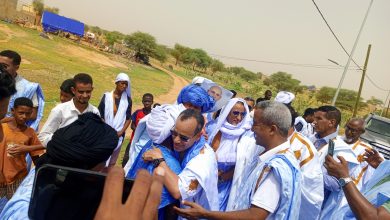 صورة كيفه/ استقبال شعبي لزعيم حلف الوفاء النائب لمرابط ولد الطالب الأمين
