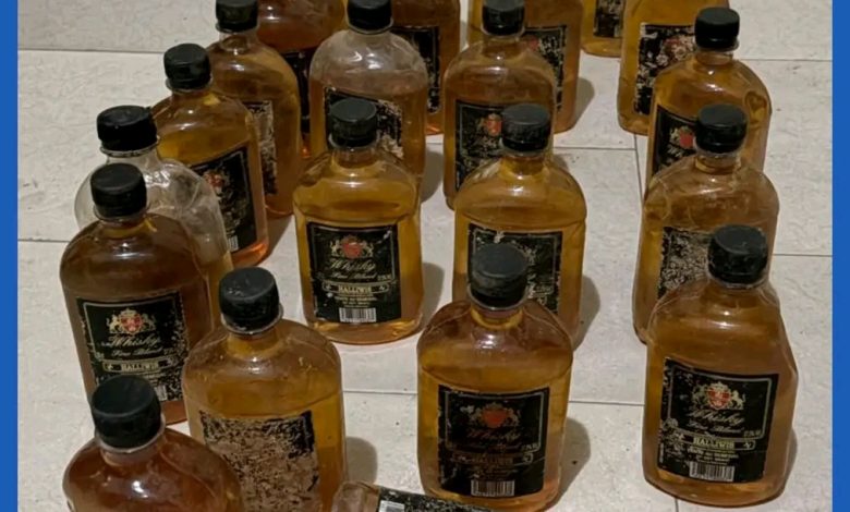 الدرك الوطني يوقف مواطناً أجنبياً بحوزته كمية من خمور الويسكي
