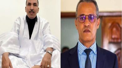 صورة رجل الأعمال محمد أحمد ولد قرني يهنئ معالي وزير الداخلية واللامركزية السيد المختار ولد أحمد ولد بوسيف